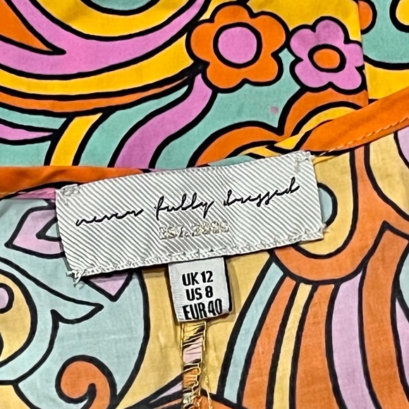 NWOT - NEVER FULLY DRESSED NFD MAXI TANK DRESS GROOVY PSYCHEDELIC PATTERN - Picture 11 of 14